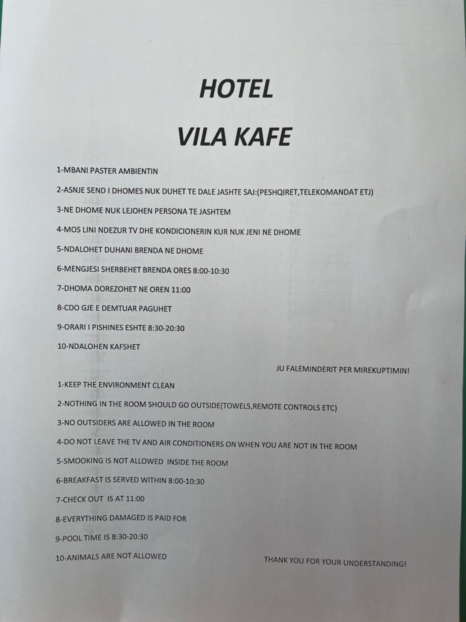 Hotel Vila Kafe Lukova Kültér fotó